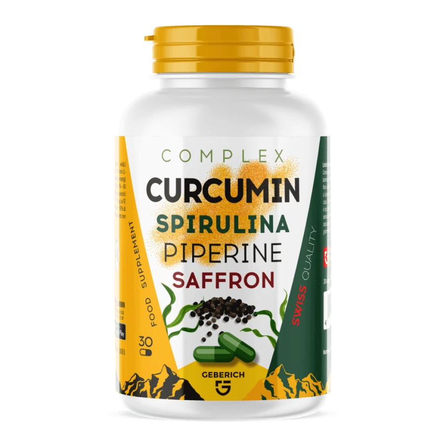 Curcuma Complex — Integratore alimentare in flacone da 30 capsule