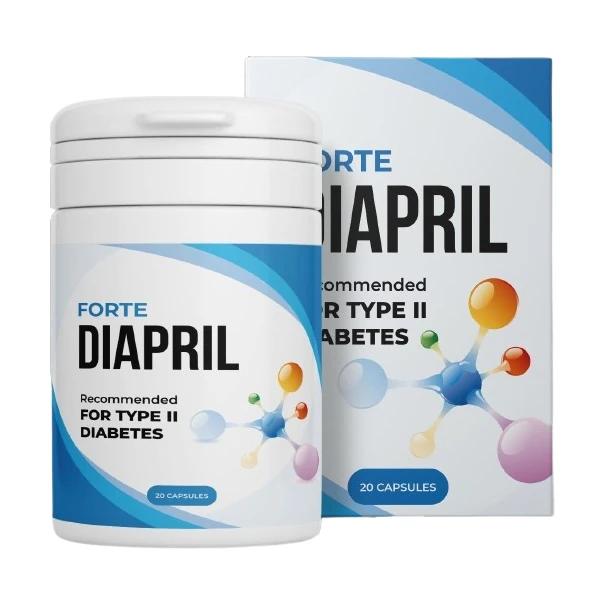 Diapril — Integratore alimentare Diapril Forte, flacone da 20 capsule
