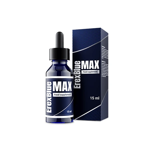 ErexBlue Max — Integratore alimentare in gocce orali, flacone da 15 ml