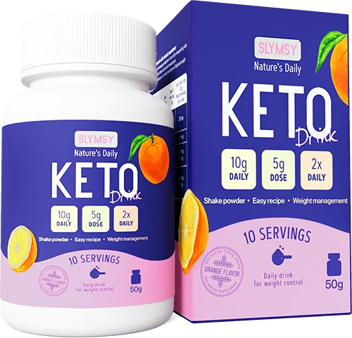 Slymsy Keto Drink — Polvere per bevanda · 50 g · 10 porzioni da 5 g